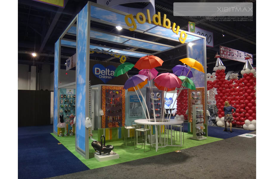 Goldbug – 20×20 Trade Show Booth Rental