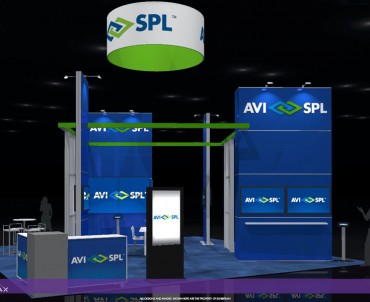 AVI-SPL – 30×30 Custom Trade Show Display Rental